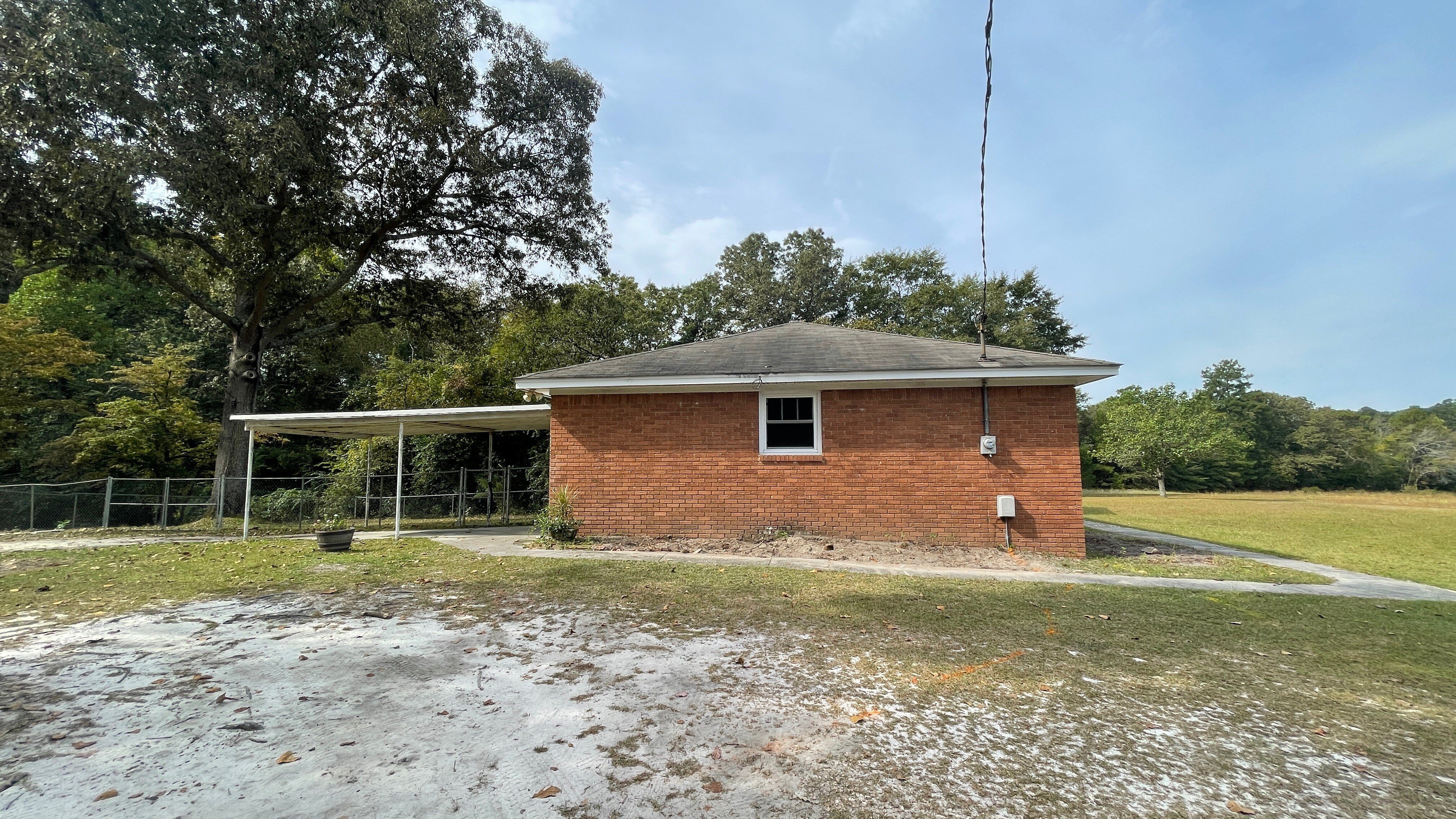 Home Addition & Remodel Side Exterior Before