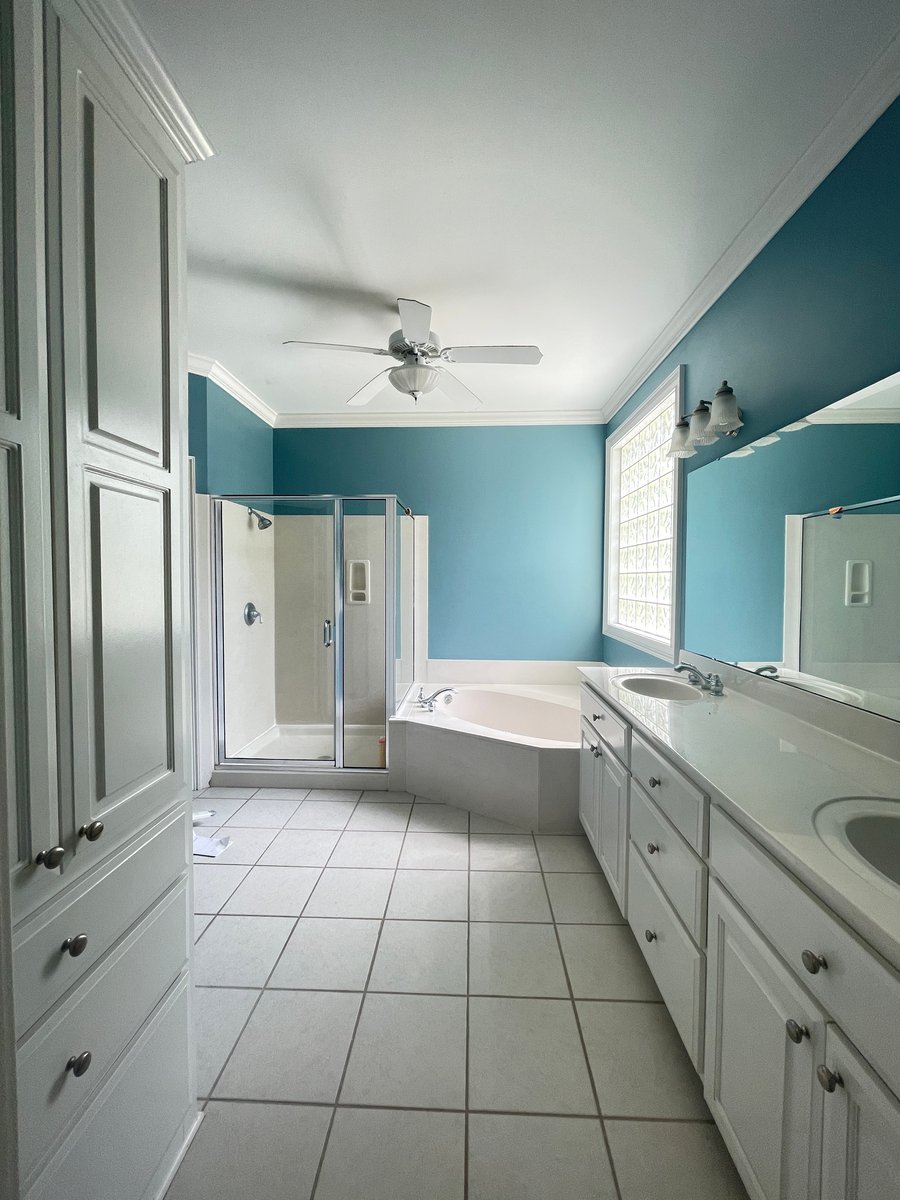 Whole Home Remodel Primary Bath Before