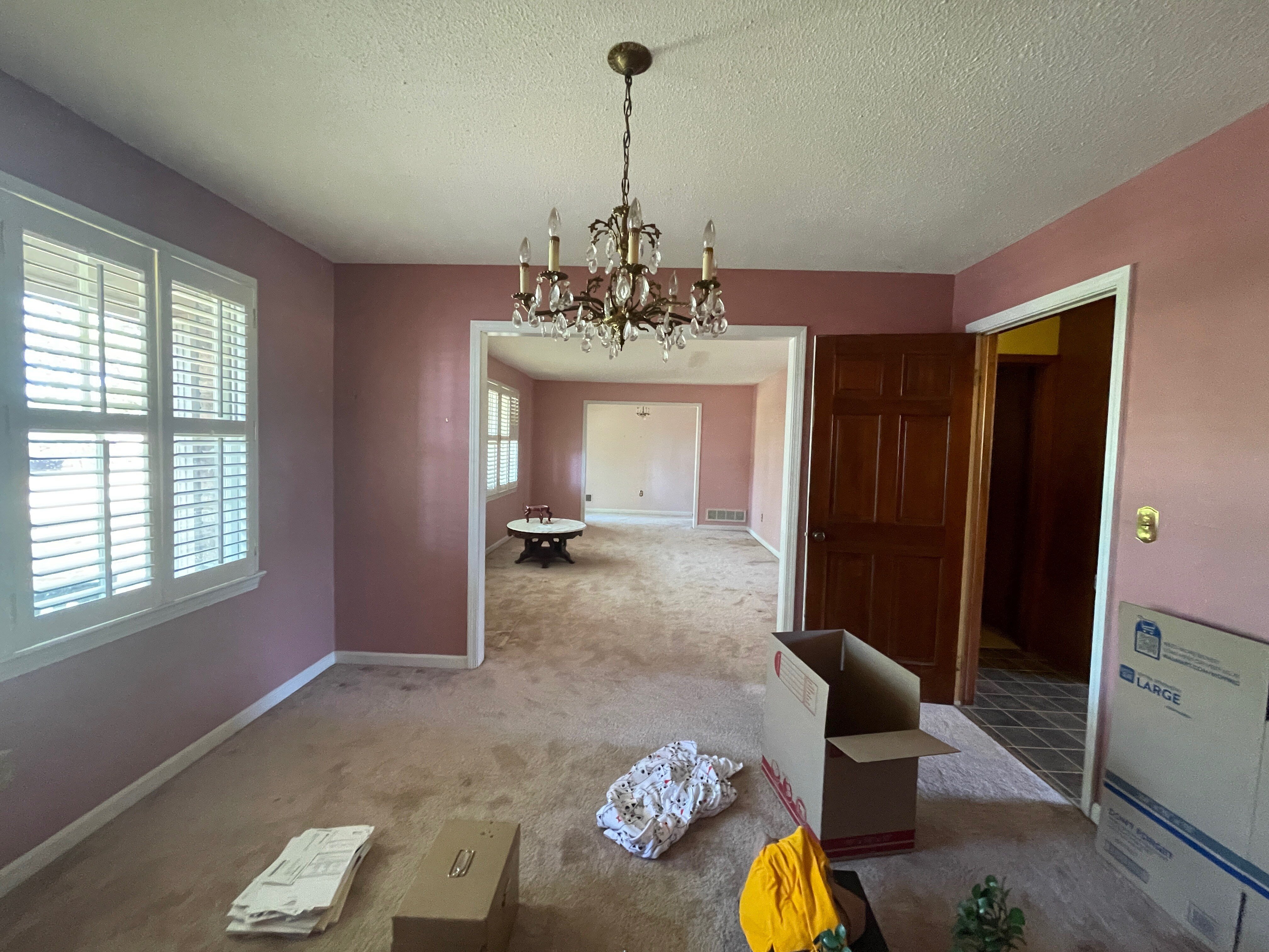 dining room before
